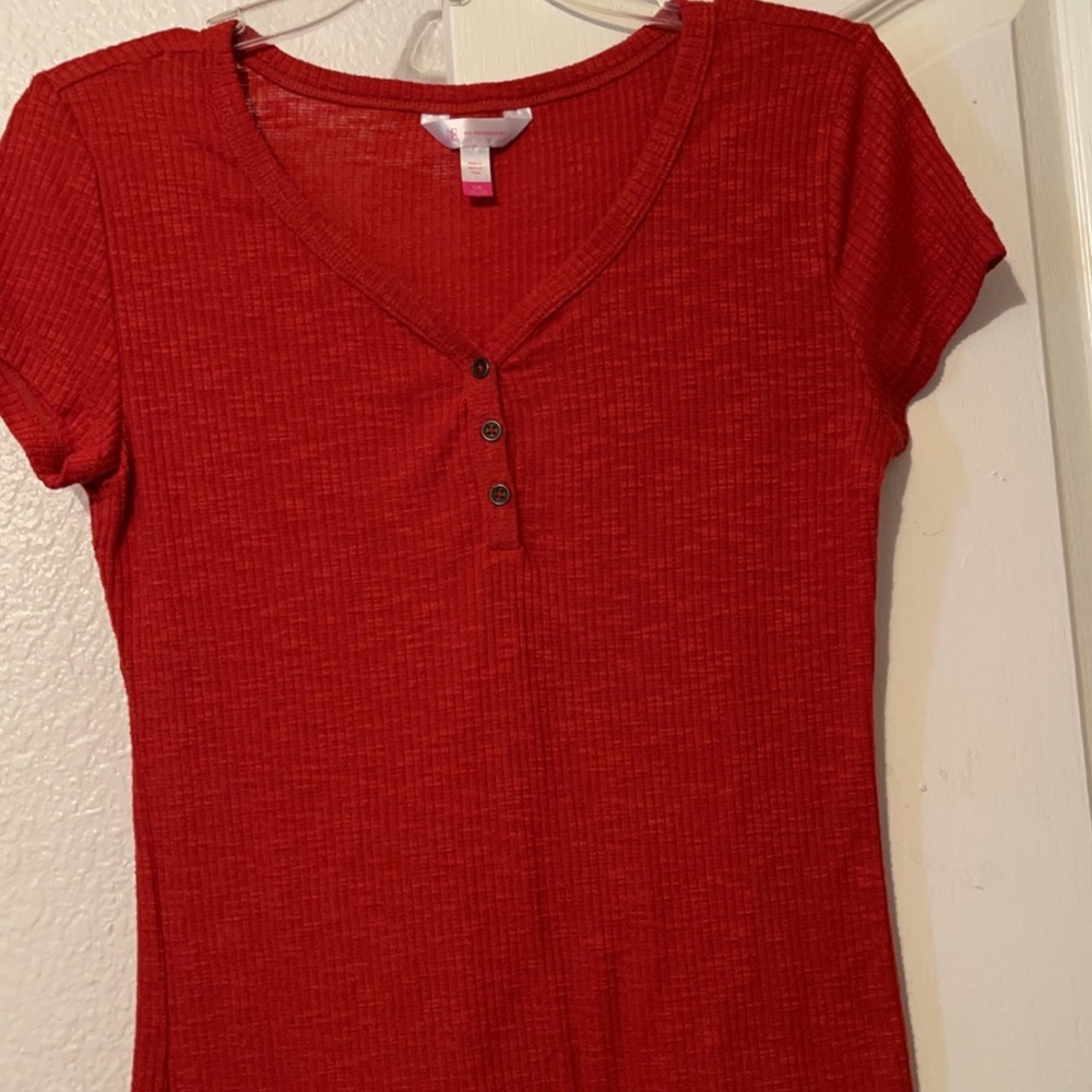 Burnt orange shirt